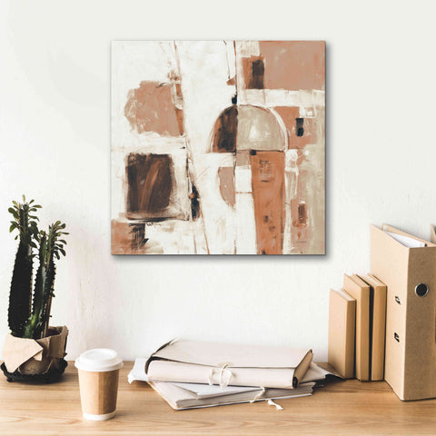 Image of 'Down To The Street Warm' by Mike Schick, Giclee Canvas Wall Art,18x18