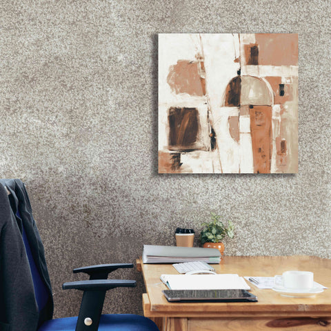 Image of 'Down To The Street Warm' by Mike Schick, Giclee Canvas Wall Art,26x26