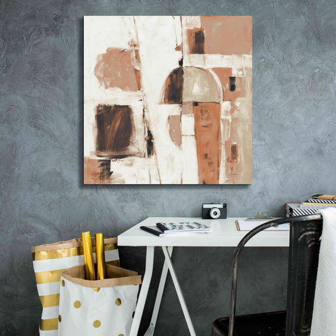 Image of 'Down To The Street Warm' by Mike Schick, Giclee Canvas Wall Art,26x26