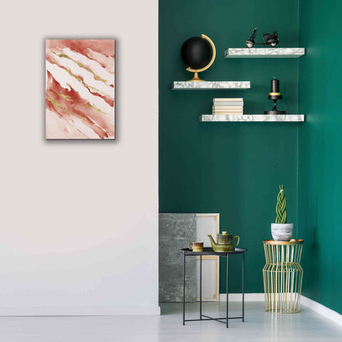 Image of 'Drift V2 Red' by Mike Schick, Giclee Canvas Wall Art,18 x 26