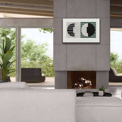 Image of 'Latitude Green' by Mike Schick, Giclee Canvas Wall Art,40 x 26