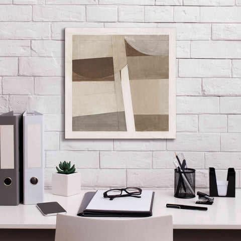 Image of 'Sunny Side Up Brown' by Mike Schick, Giclee Canvas Wall Art,18x18