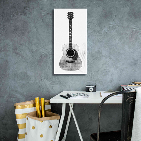 Image of 'Garage Band II' by Mike Schick, Giclee Canvas Wall Art,12 x 24