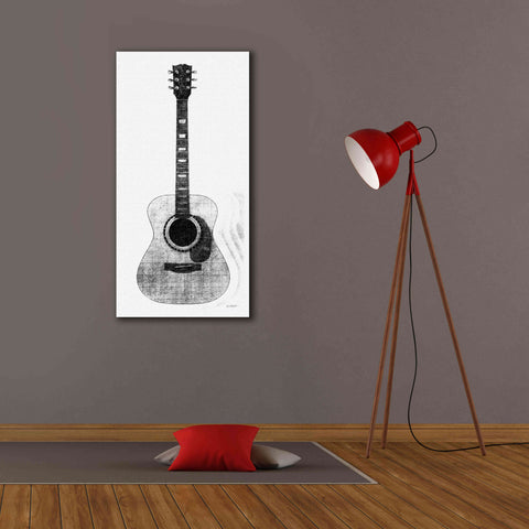 Image of 'Garage Band II' by Mike Schick, Giclee Canvas Wall Art,20 x 40