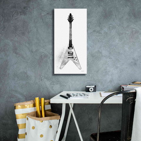 Image of 'Garage Band III' by Mike Schick, Giclee Canvas Wall Art,12 x 24