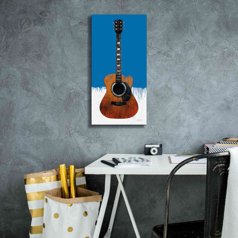 Image of 'Garage Band II Paint' by Mike Schick, Giclee Canvas Wall Art,12 x 24