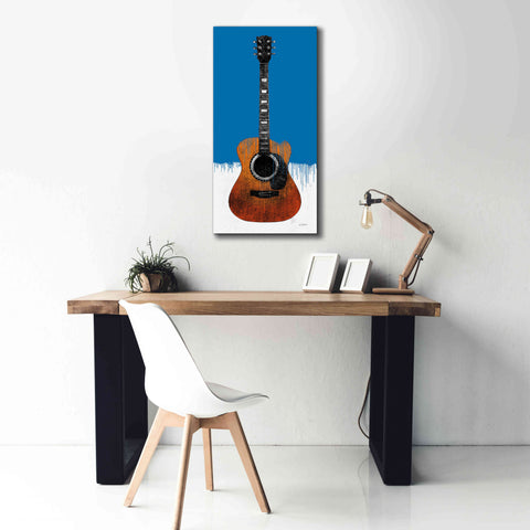 Image of 'Garage Band II Paint' by Mike Schick, Giclee Canvas Wall Art,20 x 40