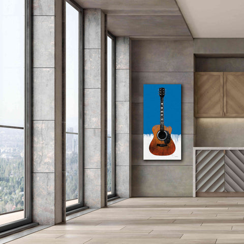 Image of 'Garage Band II Paint' by Mike Schick, Giclee Canvas Wall Art,30 x 60