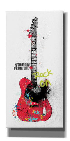 Image of 'Garage Band I Graffiti' by Mike Schick, Giclee Canvas Wall Art