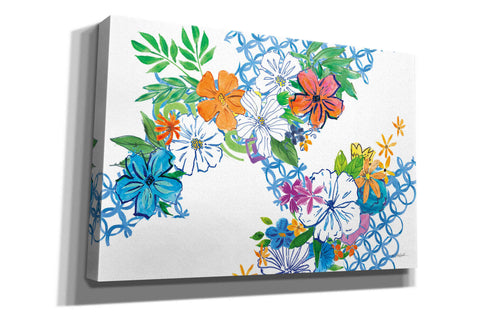 Image of 'Flower Power I' by Mike Schick, Giclee Canvas Wall Art