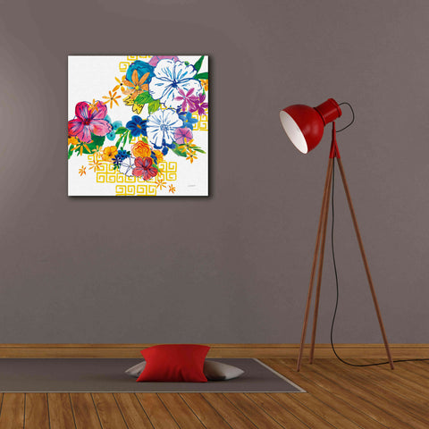 Image of 'Flower Power II' by Mike Schick, Giclee Canvas Wall Art,26x26