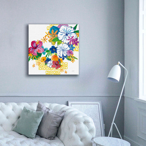Image of 'Flower Power II' by Mike Schick, Giclee Canvas Wall Art,37x37