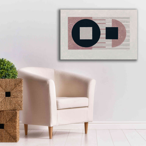 Image of 'Laterally Speaking Mauve' by Mike Schick, Giclee Canvas Wall Art,40 x 26