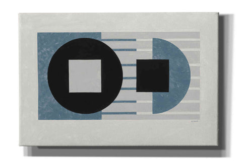 Image of 'Laterally Speaking Blue' by Mike Schick, Giclee Canvas Wall Art