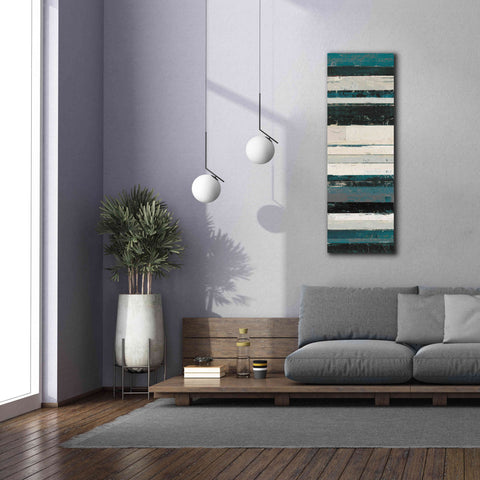 Image of 'Blue Zephyr IV' by Mike Schick, Giclee Canvas Wall Art,20 x 60