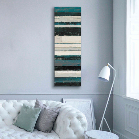 Image of 'Blue Zephyr IV' by Mike Schick, Giclee Canvas Wall Art,20 x 60