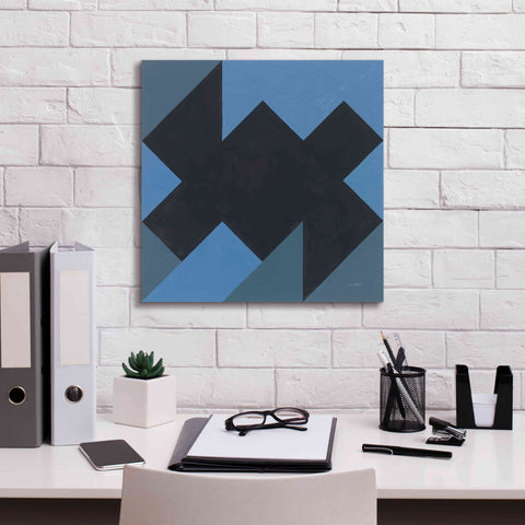 Image of 'Triangles II' by Mike Schick, Giclee Canvas Wall Art,18x18