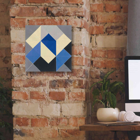 Image of 'Triangles IV' by Mike Schick, Giclee Canvas Wall Art,12x12