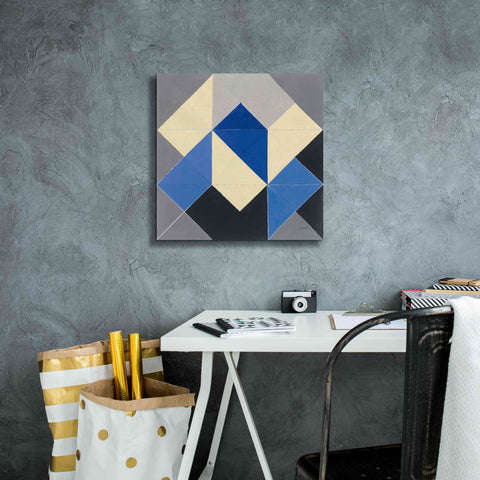 Image of 'Triangles IV' by Mike Schick, Giclee Canvas Wall Art,18x18