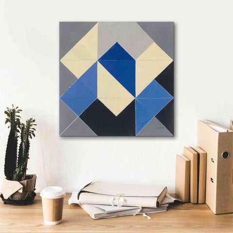 Image of 'Triangles IV' by Mike Schick, Giclee Canvas Wall Art,18x18