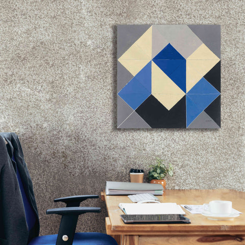 Image of 'Triangles IV' by Mike Schick, Giclee Canvas Wall Art,26x26