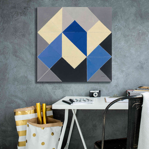 Image of 'Triangles IV' by Mike Schick, Giclee Canvas Wall Art,26x26