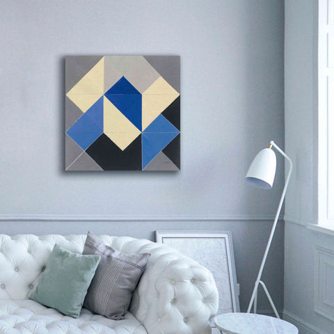 Image of 'Triangles IV' by Mike Schick, Giclee Canvas Wall Art,37x37