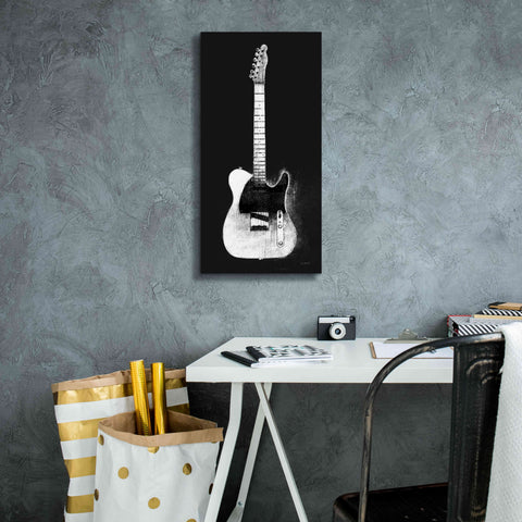 Image of 'Garage Band I Wb' by Mike Schick, Giclee Canvas Wall Art,12 x 24