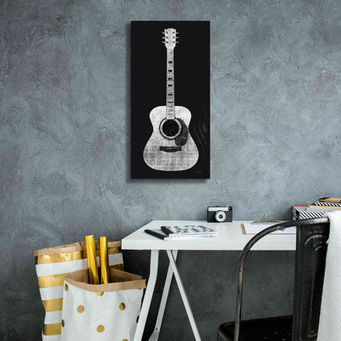 Image of 'Garage Band II Wb' by Mike Schick, Giclee Canvas Wall Art,12 x 24