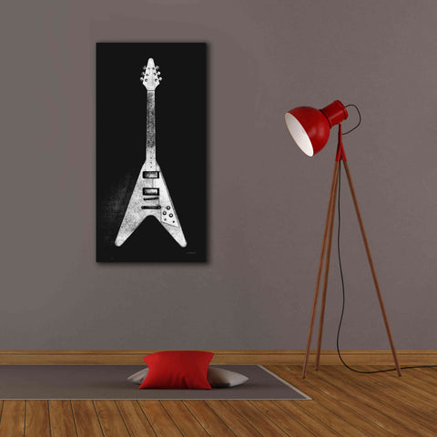 Image of 'Garage Band III Wb' by Mike Schick, Giclee Canvas Wall Art,20 x 40