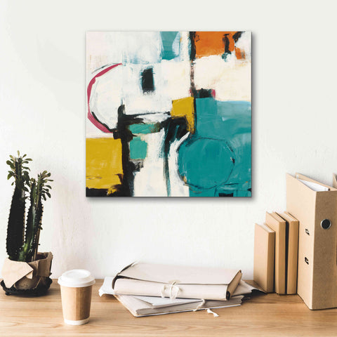Image of 'Catalina II Pink' by Mike Schick, Giclee Canvas Wall Art,18x18
