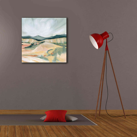 Image of 'Vermillion Landscape II' by Katrina Pete, Giclee Canvas Wall Art,26x26