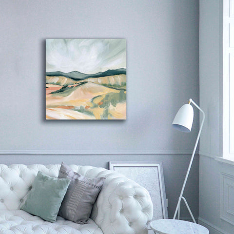 Image of 'Vermillion Landscape II' by Katrina Pete, Giclee Canvas Wall Art,37x37