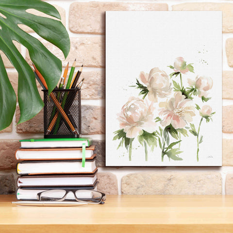 Image of 'Peonies I' by Katrina Pete, Giclee Canvas Wall Art,12x16