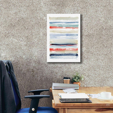 Image of 'Nautical Stripes' by Katrina Pete, Giclee Canvas Wall Art,18x26