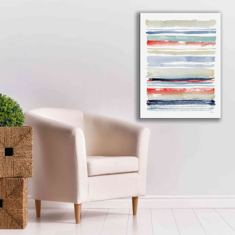 Image of 'Nautical Stripes' by Katrina Pete, Giclee Canvas Wall Art,26x34