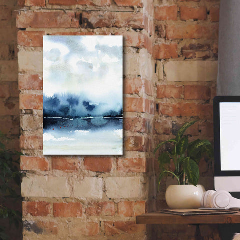 Image of 'Deep Blue Lake' by Katrina Pete, Giclee Canvas Wall Art,12x18