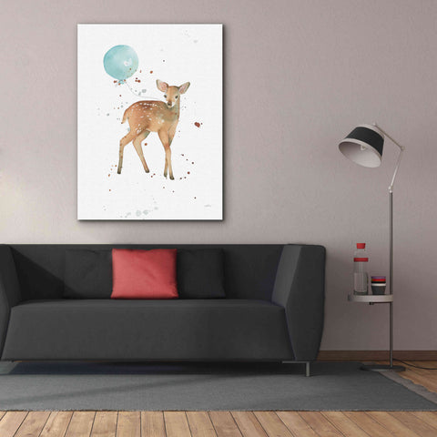 Image of 'Festive Fawn' by Katrina Pete, Giclee Canvas Wall Art,40x54
