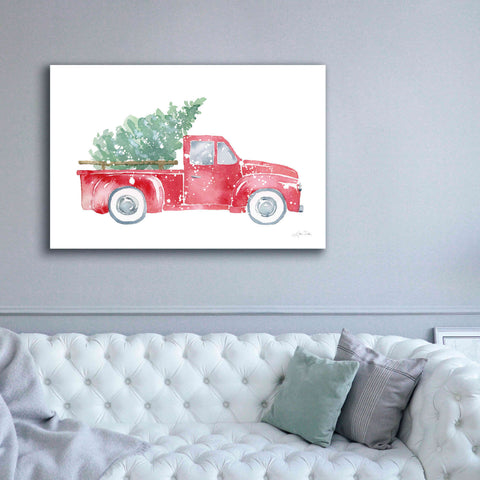 Image of 'Christmas Truck' by Katrina Pete, Giclee Canvas Wall Art,60x40