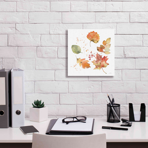 Image of 'Falling Leaves I' by Katrina Pete, Giclee Canvas Wall Art,12x12
