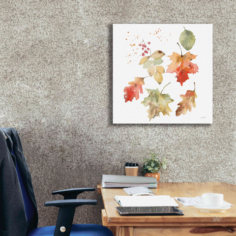 Image of 'Falling Leaves II' by Katrina Pete, Giclee Canvas Wall Art,26x26