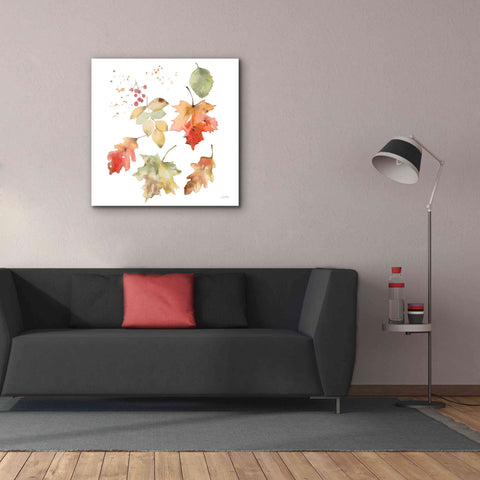 Image of 'Falling Leaves II' by Katrina Pete, Giclee Canvas Wall Art,37x37