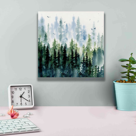Image of 'Evening Treeline Sq' by Katrina Pete, Giclee Canvas Wall Art,12x12