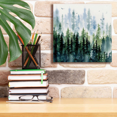 Image of 'Evening Treeline Sq' by Katrina Pete, Giclee Canvas Wall Art,12x12
