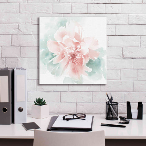 Image of 'Poetic Blooming II Pink' by Katrina Pete, Giclee Canvas Wall Art,18x18