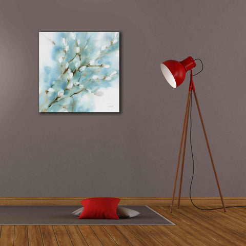 Image of 'Pussy Willows Square' by Katrina Pete, Giclee Canvas Wall Art,26x26