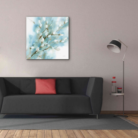 Image of 'Pussy Willows Square' by Katrina Pete, Giclee Canvas Wall Art,37x37
