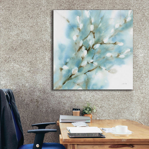 Image of 'Pussy Willows Square' by Katrina Pete, Giclee Canvas Wall Art,37x37