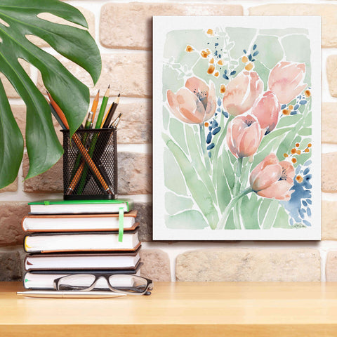 Image of 'Tulip Spray' by Katrina Pete, Giclee Canvas Wall Art,12x16