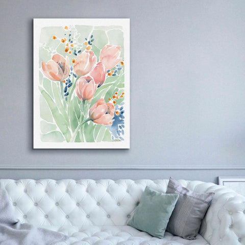Image of 'Tulip Spray' by Katrina Pete, Giclee Canvas Wall Art,40x54
